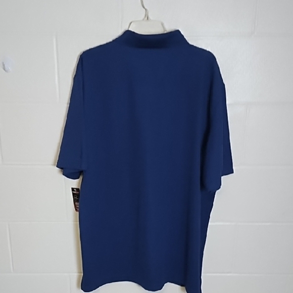 Grand Slam Navy Blue Polo Classic Short Sleeve Performance Golf Athletic Shirt - Picture 2 of 11